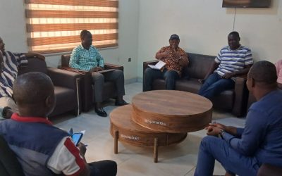 Meeting with Regional director for Community Water and Sanitation Agency