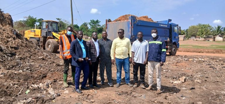 Bia East District Assembly Evacuates 30-Year-Old Refuse Dump at Camp 15 Junction