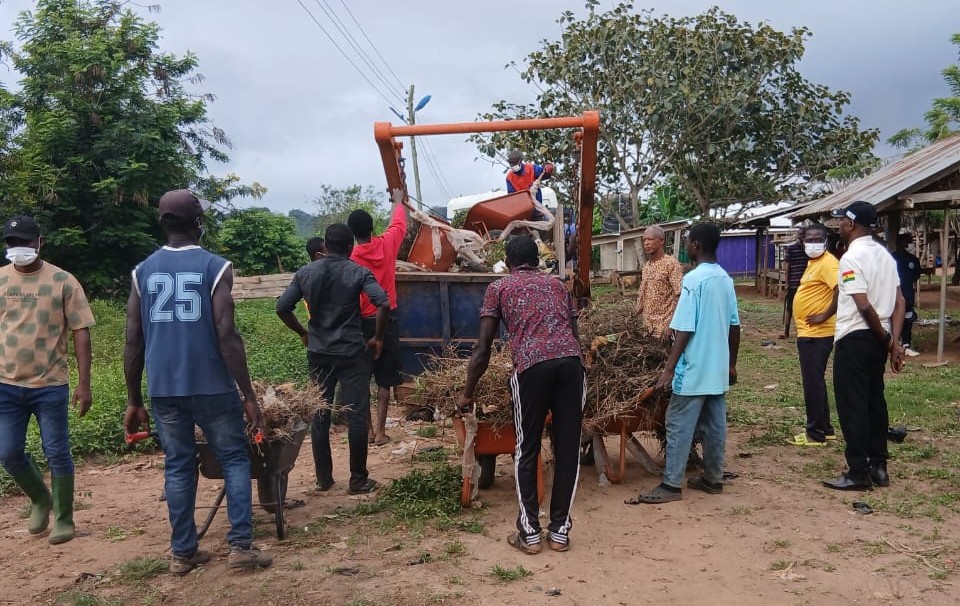 Bia East District Assembly Organizes District-Wide National Sanitation Day Exercise