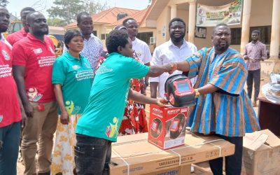 Bia East District Assembly and Regional YEA Partner to Distribute Start-Up Kits to Local Beneficiaries under the Adwumawura programme