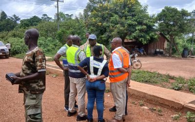Minister of Roads Embarks on Monitoring Tour to Assess Progress on Government’s “Big Push” Road Projects in Bia East