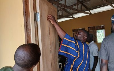 Bia East District Assembly Management Inspects Ongoing School Building Project at Akwabenkrom