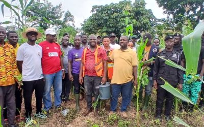 Bia East District Assembly Embarks on District-Wide Tree Planting Exercise to Mitigate Climate Change